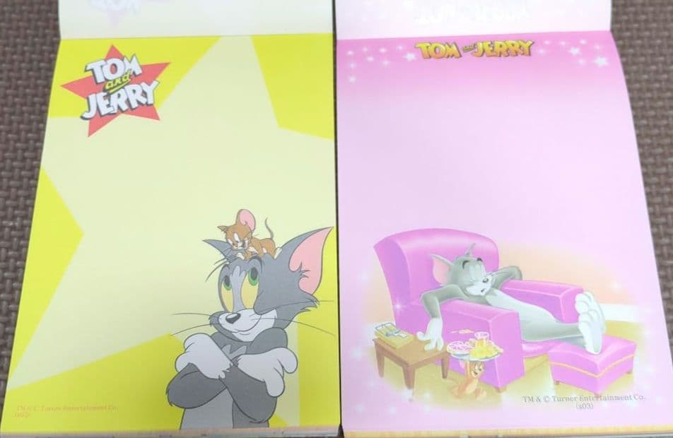 平成レトロ　メモ帳　トムとジェリー　トムジェリ　2冊セット