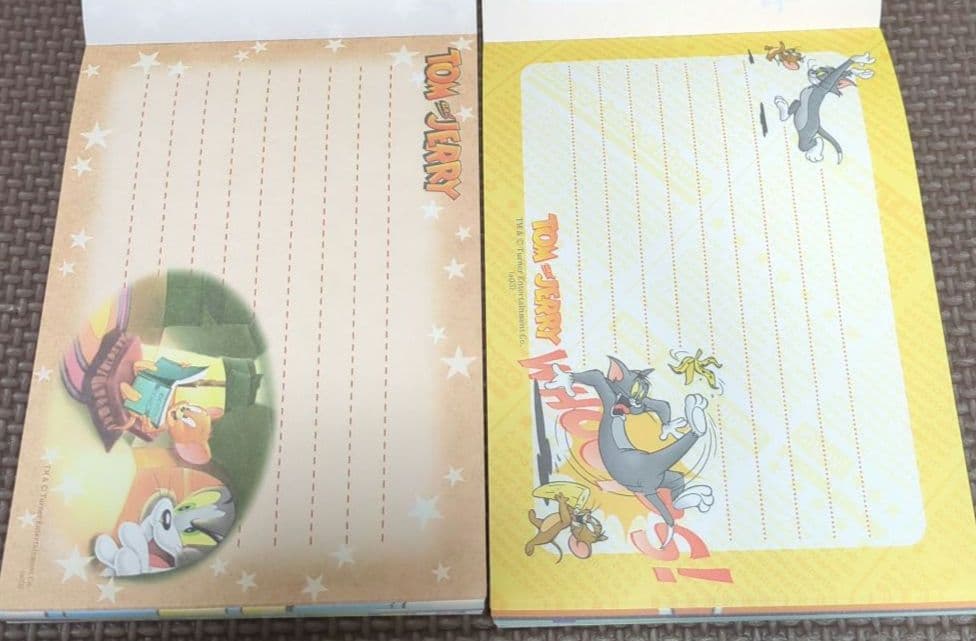 平成レトロ　メモ帳　トムとジェリー　トムジェリ　2冊セット