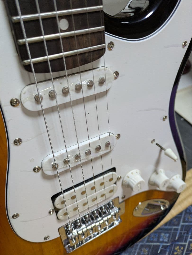 SELVA セルバ　エレキギター　サンバースト　ストラトキャスタータイプ