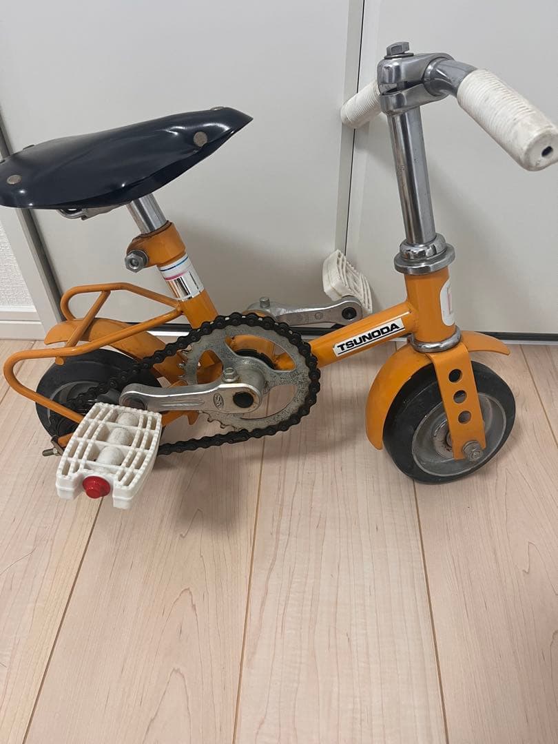 ミニ自転車　アンティーク　ツノダ　豆チャリ