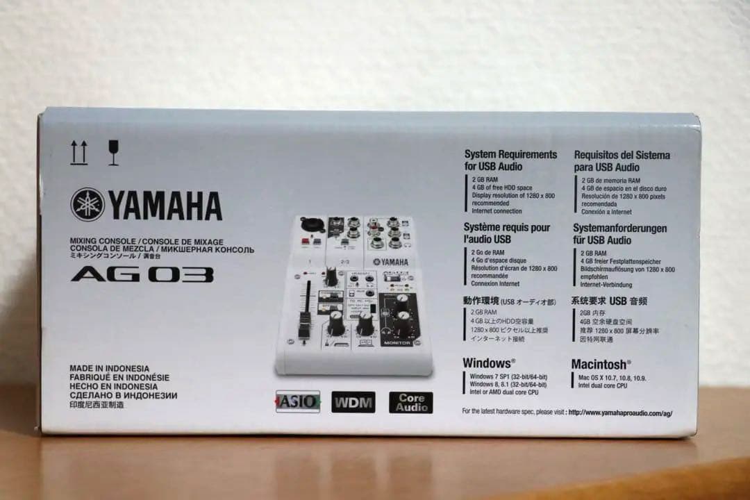 新品 YAMAHA AG03 ミキサー