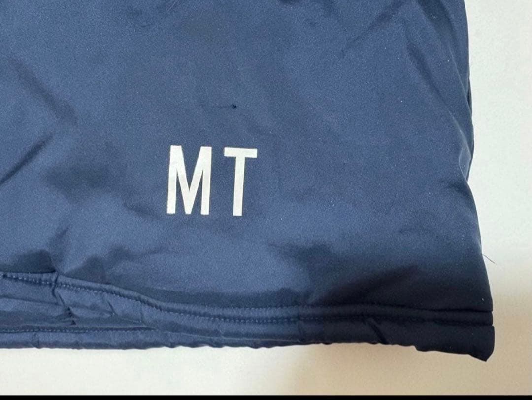 横浜F・マリノス／adidas 中綿 ハーフジャケット ベンチコート (O）