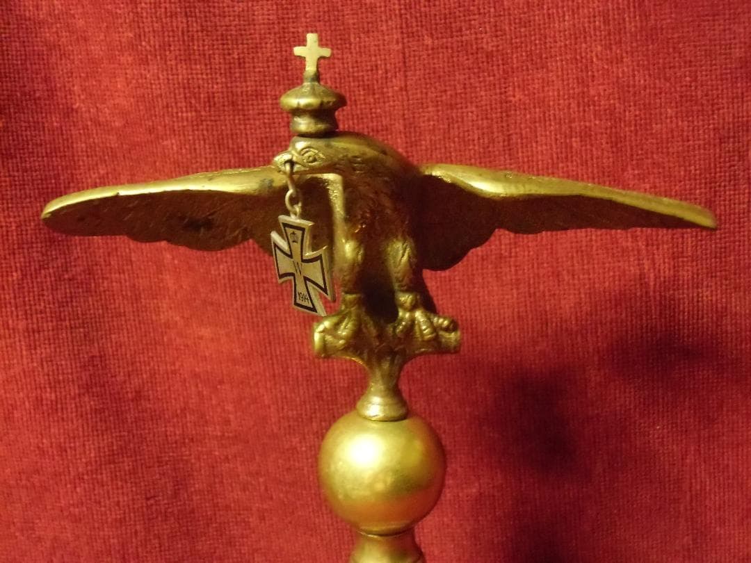 Ｗドイツ軍/プロイセン王国＊１９１４鉄十字勲章プリンツ＊懸垂鷲の置物（実物）