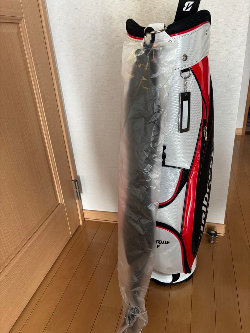 BRIDGESTONE ゴルフバッグ 黒/白/赤