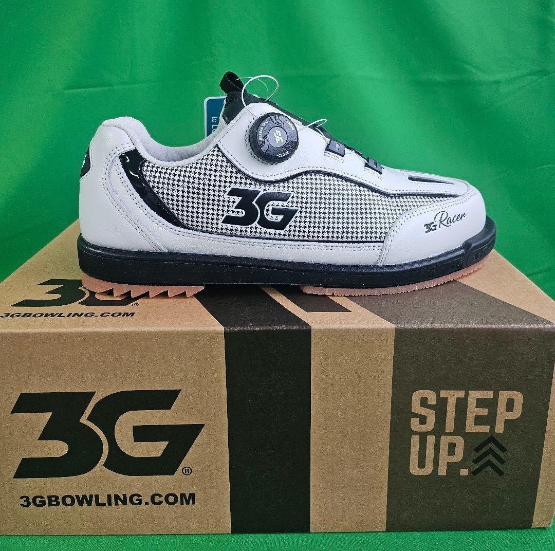 3G Racer ボウリングシューズ ホワイト/ブラック