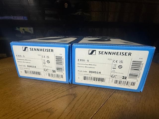 Sennheiser e835 S ダイナミックマイク2本新品特価最終在庫