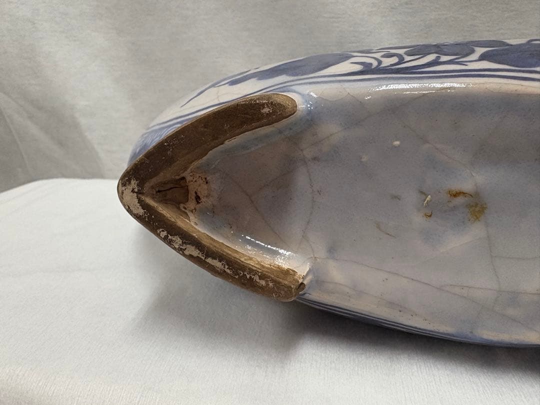 青花　水指　水器　古美術　水注　花瓶　文房具