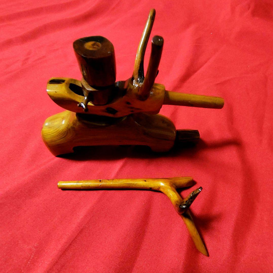 ヘラブナ釣り★小型杜松弓型万力・竿枕・短竿オススメ！234一点物です