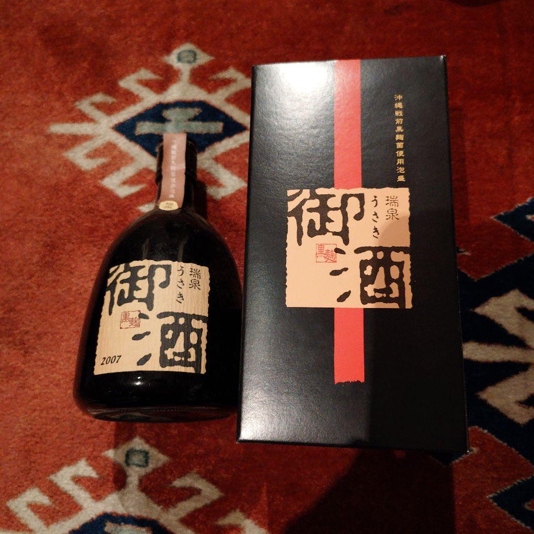 御酒 2007年 黒麹 ６本セット 泡盛 古酒 瑞泉 うさき