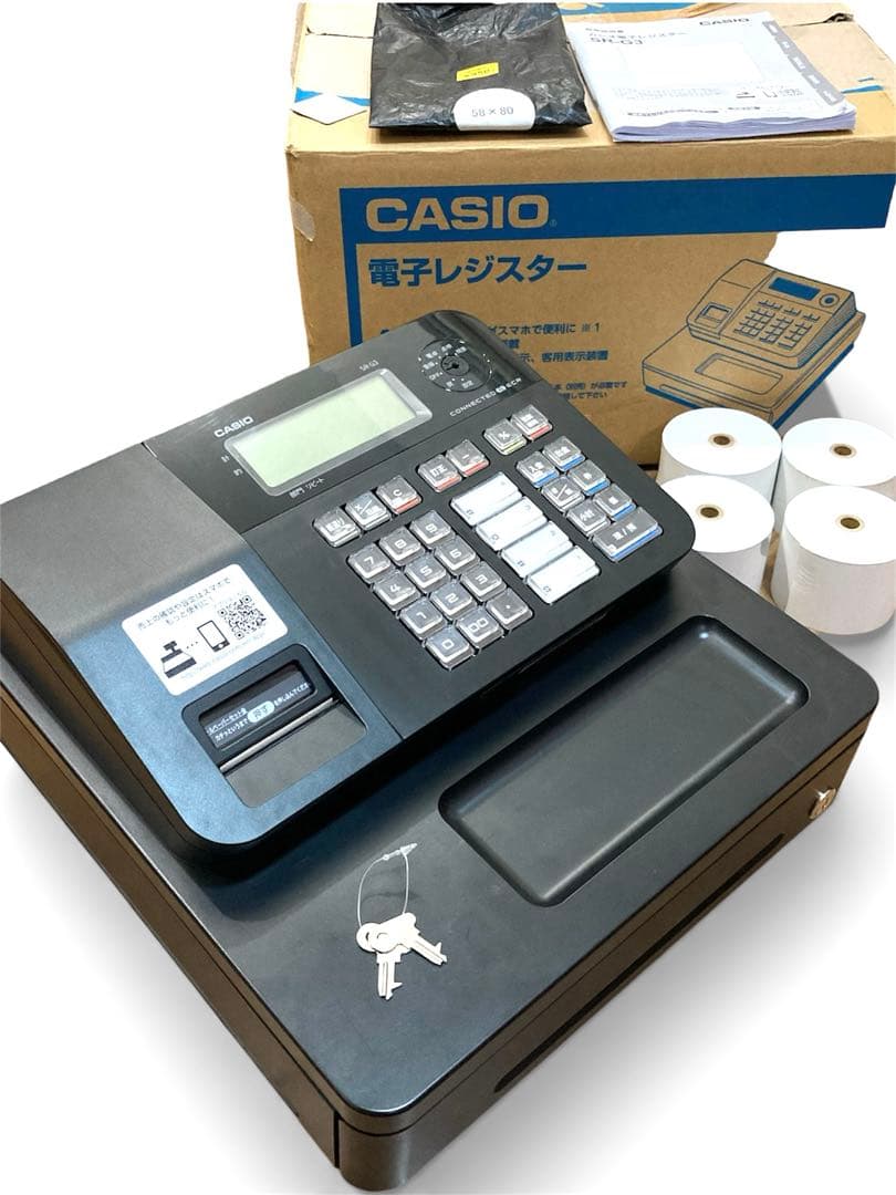 美品 CASIO SR-G3-BK 鍵 付属品付 インボイス対応