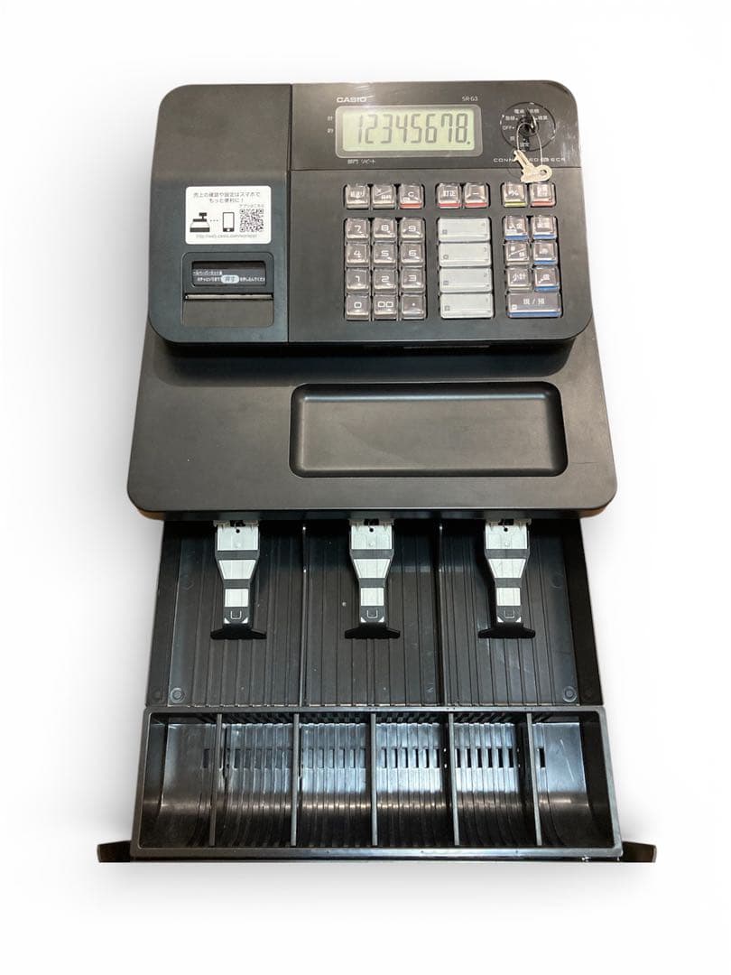 美品 CASIO SR-G3-BK 鍵 付属品付 インボイス対応