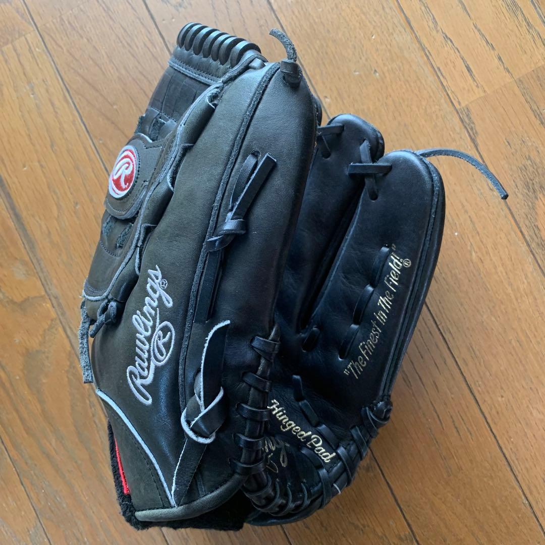 Rawlings 軟式グローブ 投手用 黒（ランディージョンソンモデル）