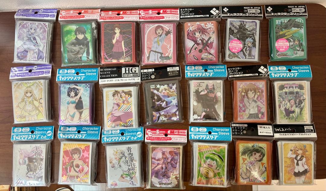 キャラクタースリーブ　デッキシールド　60個　まとめ売り