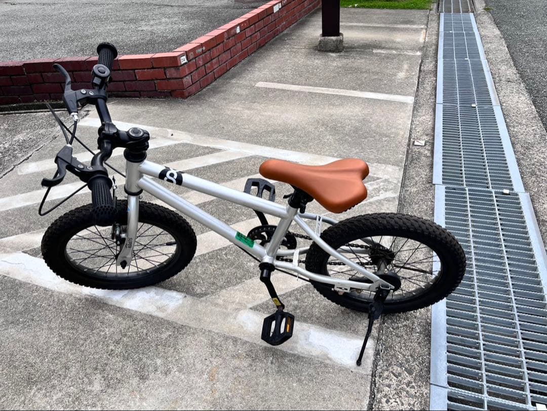 子供用自転車 16インチ シルバー BMX