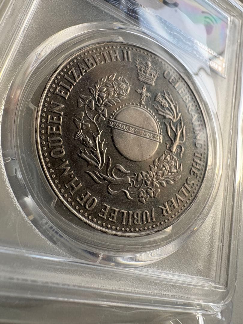1977年銘　イギリス　ジュビリー　メダルPR64 PCGS 準最高鑑定