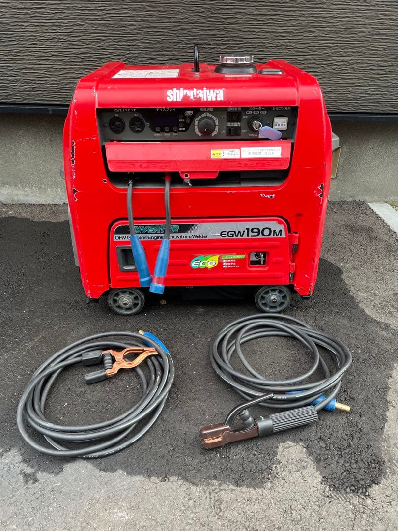 Shindaiwa 新ダイワ 溶接機 インバータ 発電機