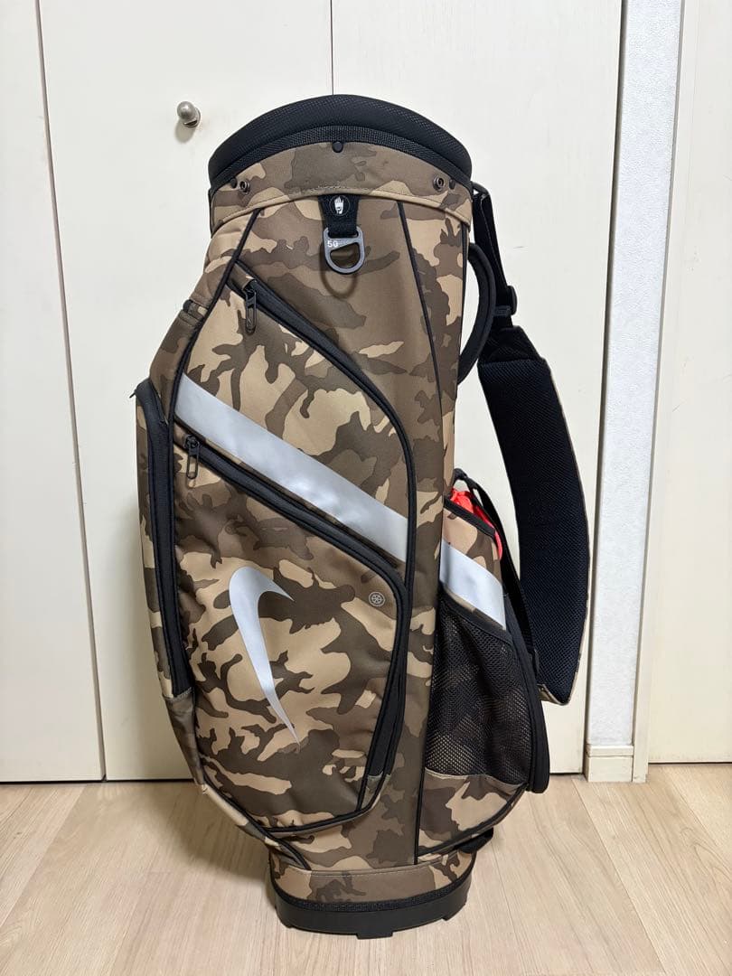 美品　希少レア　ナイキ　NIKE 迷彩　カモ　キャディバッグ