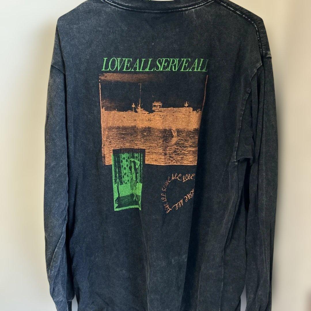 藤井風　HERON RECORDS 長袖Tシャツ Mサイズ ダークグレー