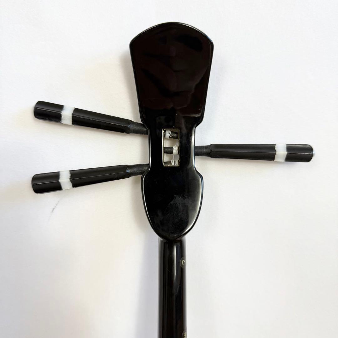 「美品」沖縄三線　蛇皮　合皮　ソフトケース付　初心者　三味線