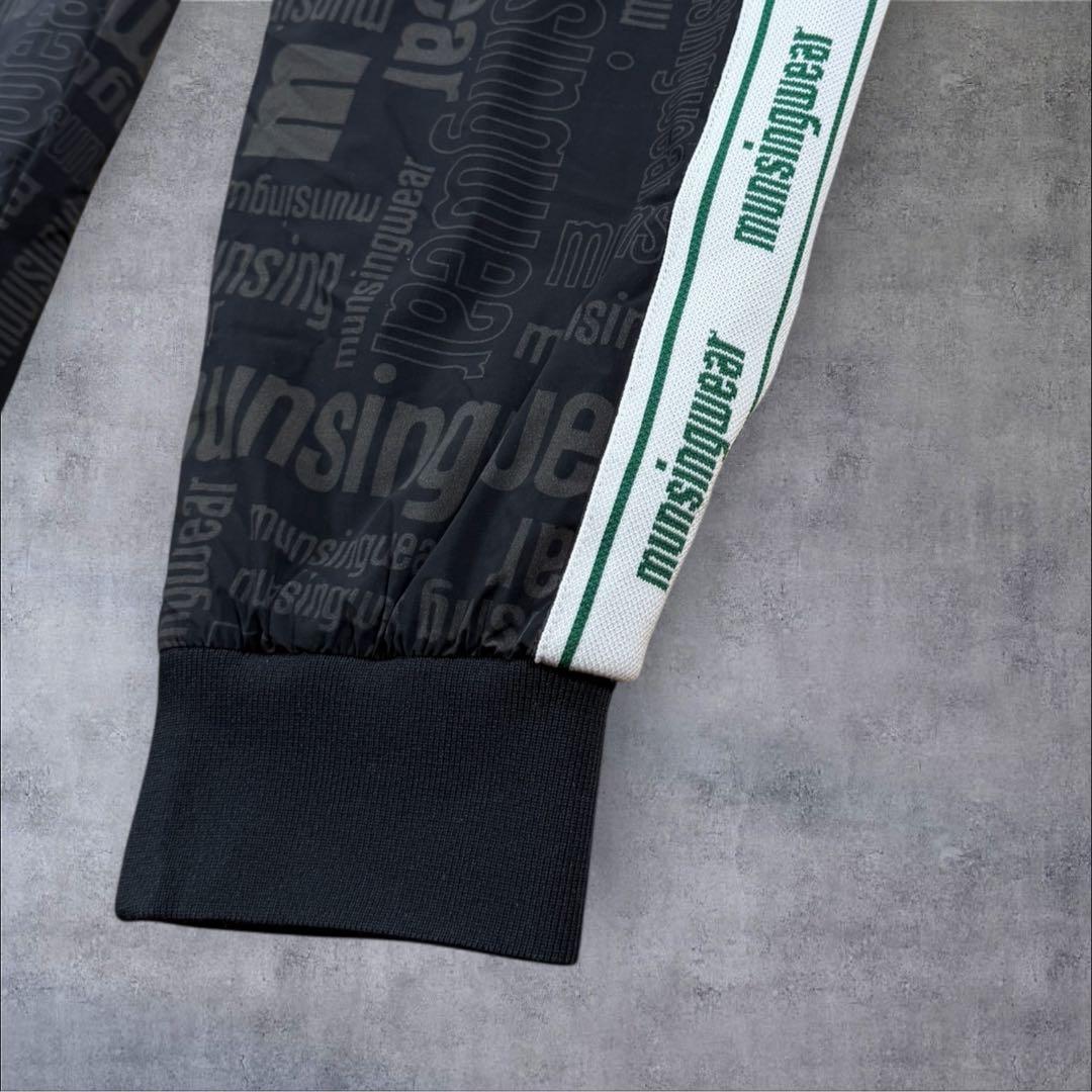 美品 Munsingwear マンシングウェア 中綿 入りパンツ ブラック 82