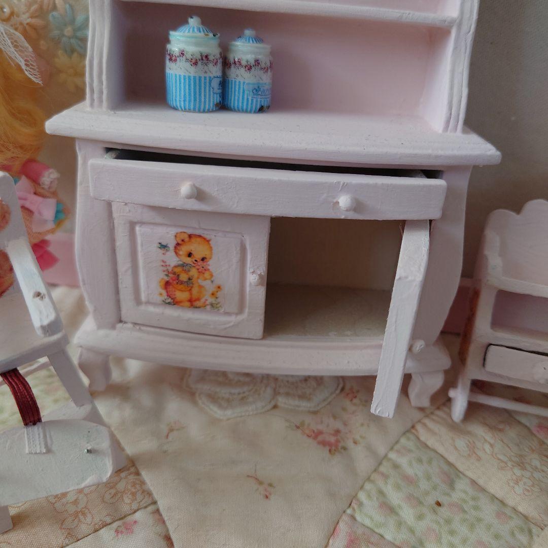 ヴィンテージ、ドールハウス、ミニチュアデカールセット