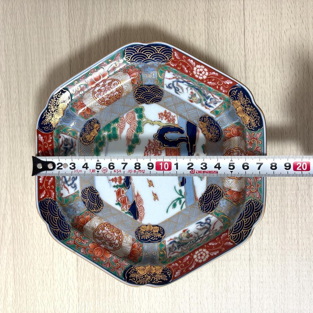 有田焼 六角皿 5枚 木箱付き