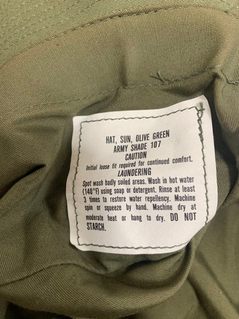 米軍実物　ブーニーハット　ジャングルファティーグ　ハット　帽子　アメリカ軍