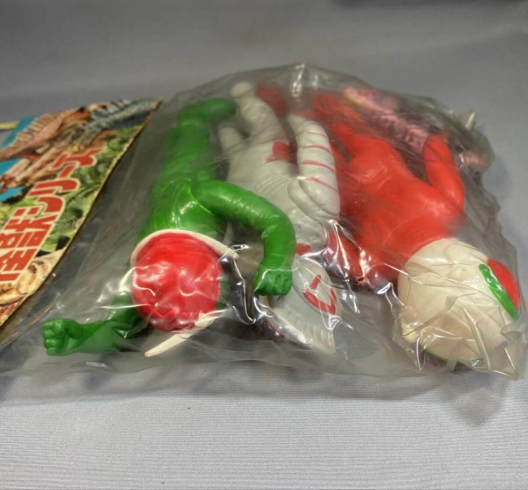 昭和 未開封 無版権パチソフビ 仮面ライダーV3 ジャンボーグa ファイヤーマン