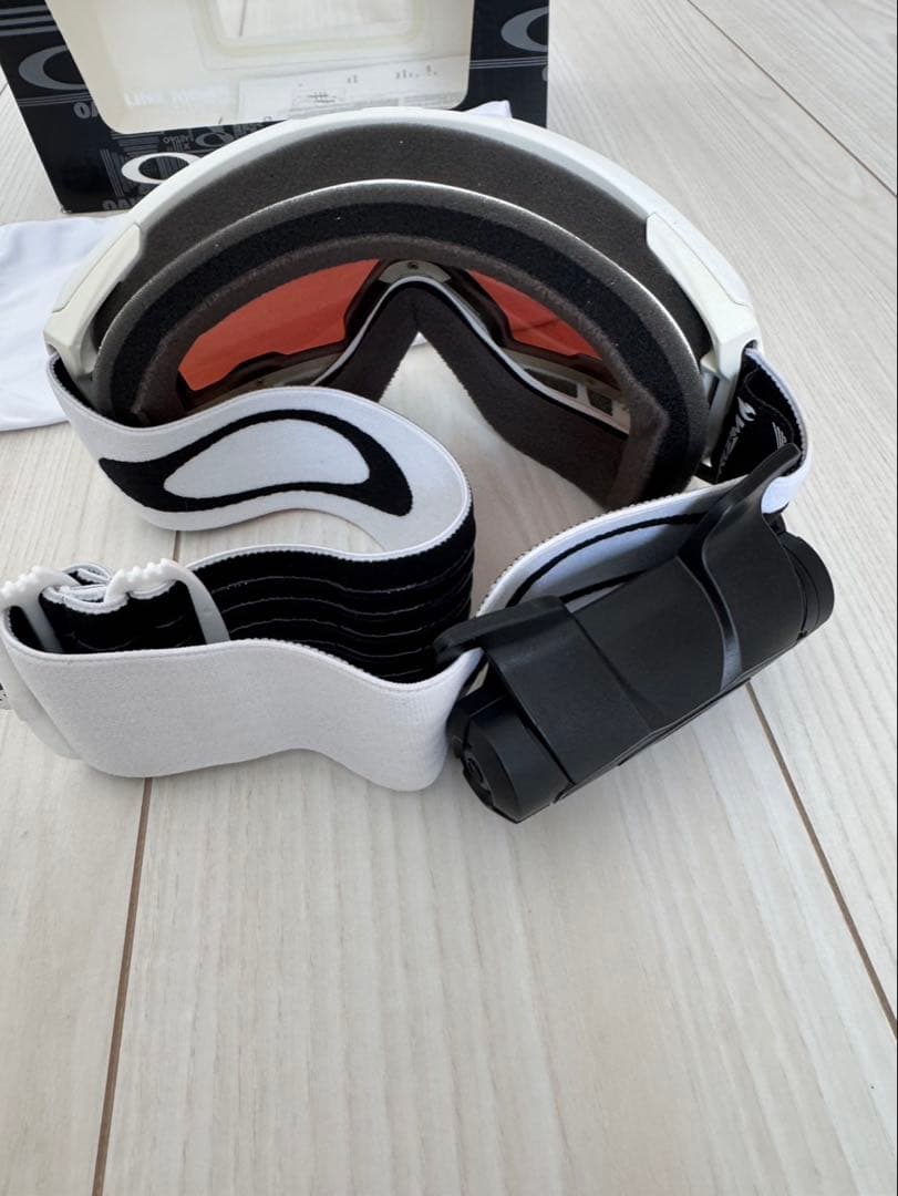 OAKLEY INFERNO 熱線ゴーグル ホワイト/ブルー 箱付き