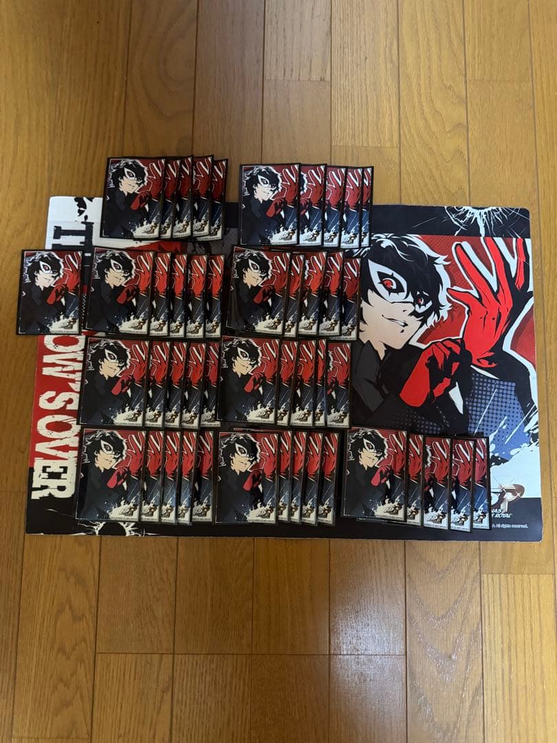 ペルソナ5 P5R プレイマット キャラスリーブ ジョーカー サプライ品