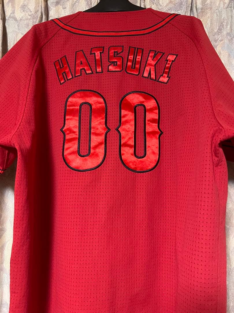 広島東洋カープ 羽月隆太郎 ハイクオリティユニフォーム XL(O)サイズ 00