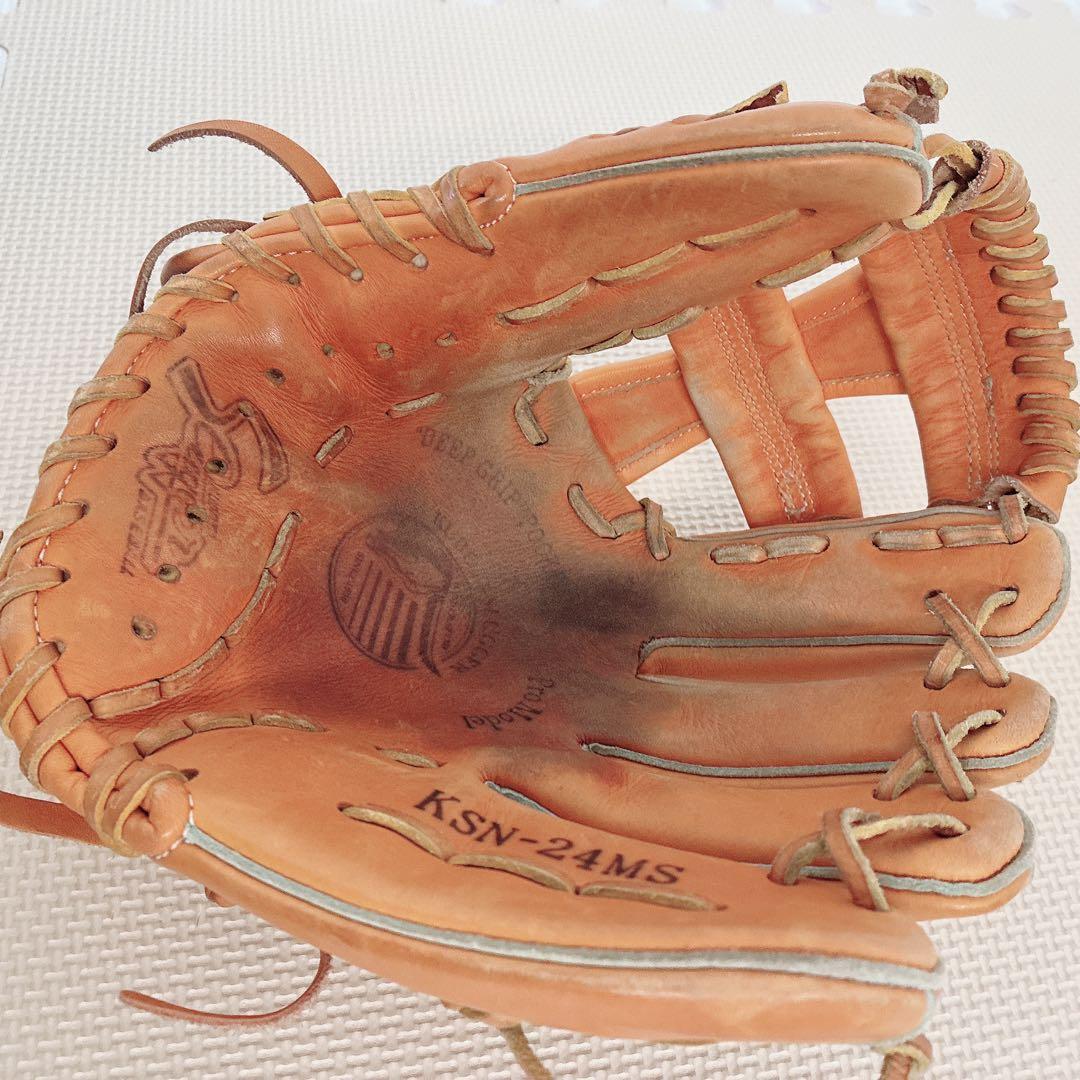 スラッガー 軟式グローブ オレンジ　KSN-24MS