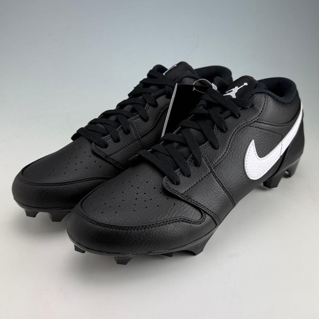 29cm ナイキ ジョーダン1 ロー TD クリート \"ブラック/ホワイト”黒白