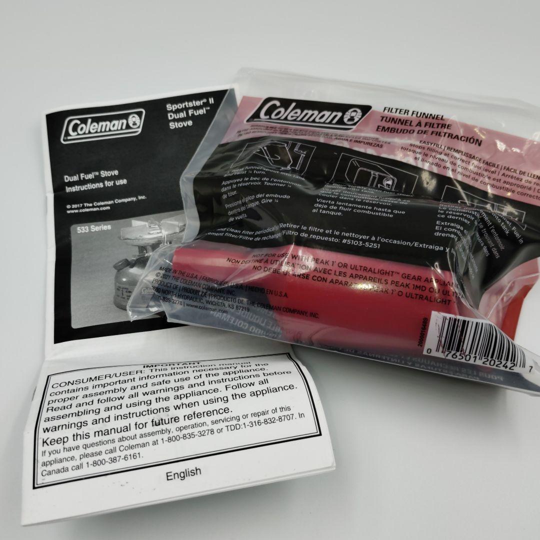 新品 傷あり Coleman コールマン スポーツスターII デュアルフューエル