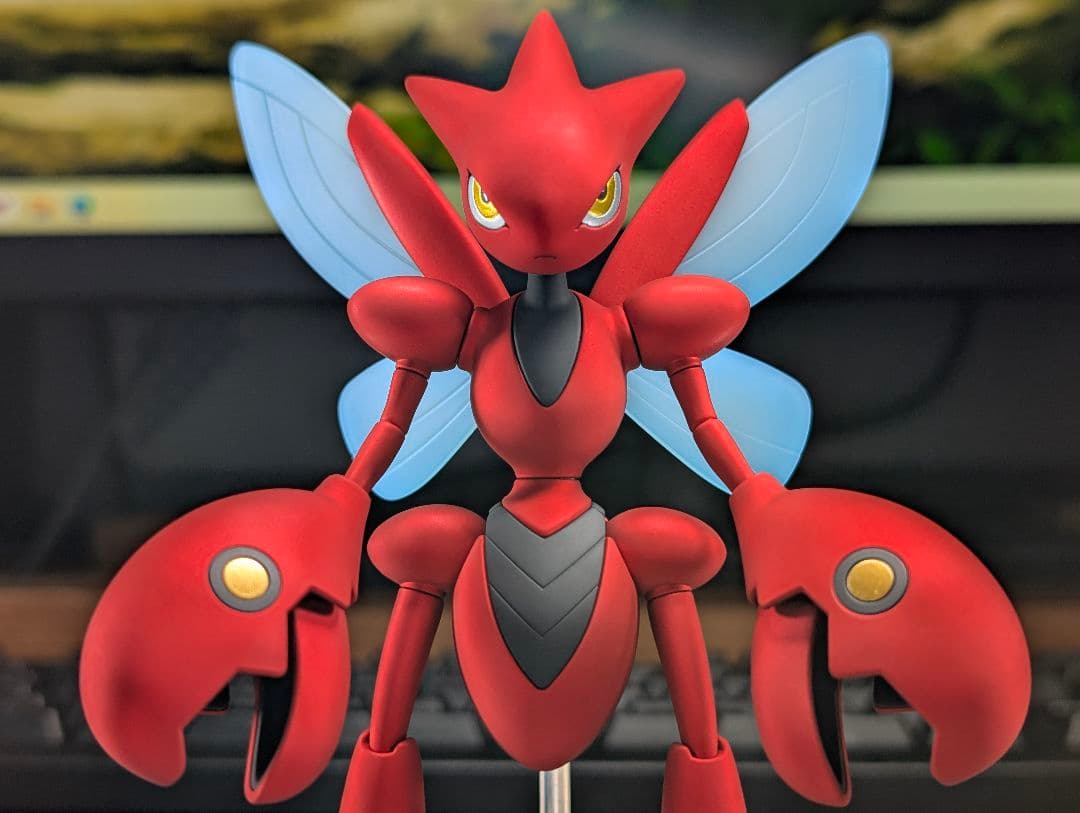 ポケプラ　ハッサム　全塗装完成品　マッドキャンディ仕上げ