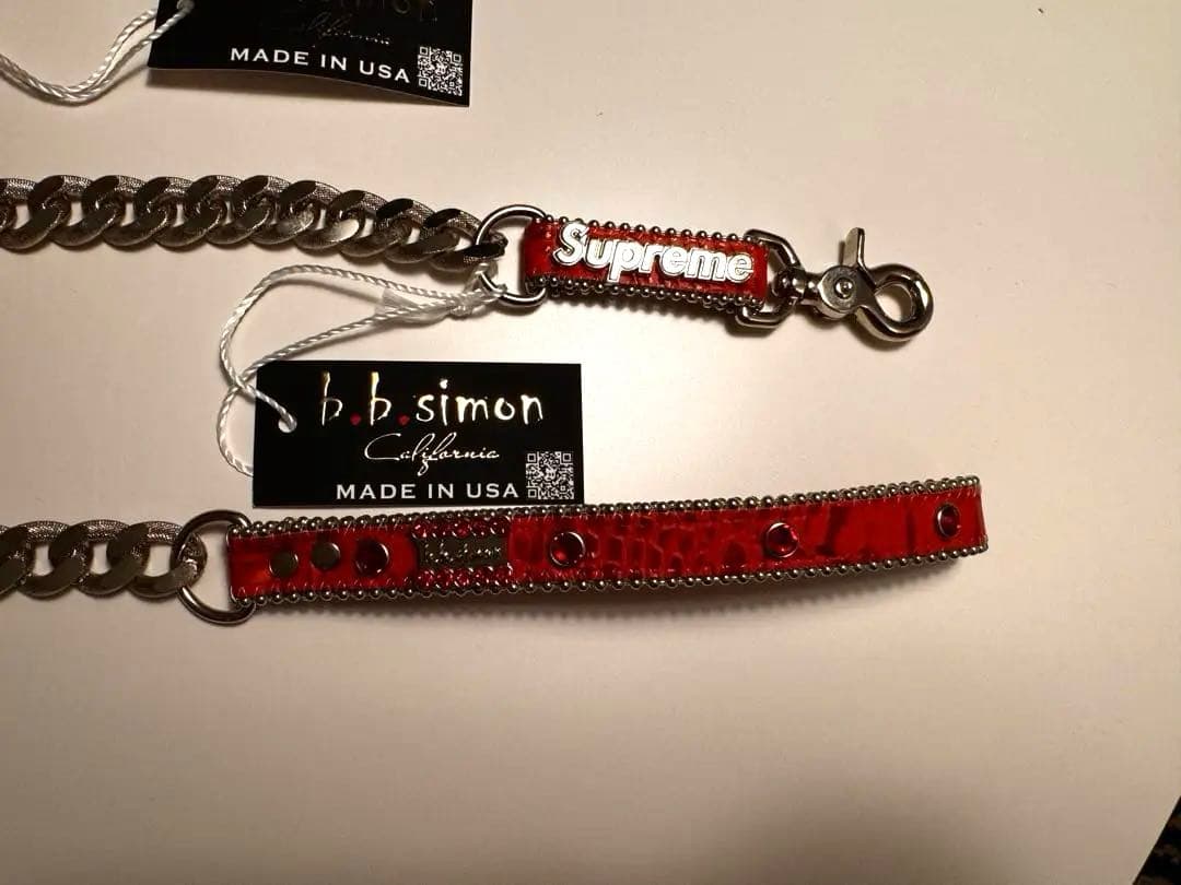 【新品】格安！！シュプリーム　B.Bサイモン　リード、首輪セット