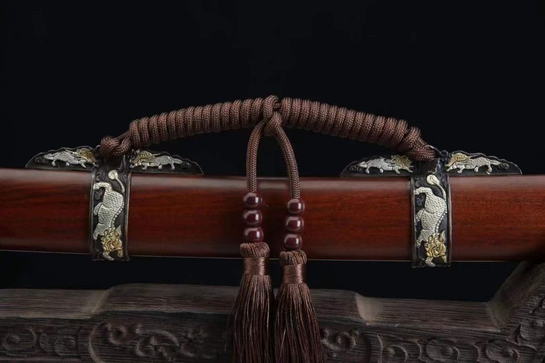 24寸三色銅キリン宝刀 古兵器   武具　刀装具　日本刀　模造刀   居合刀