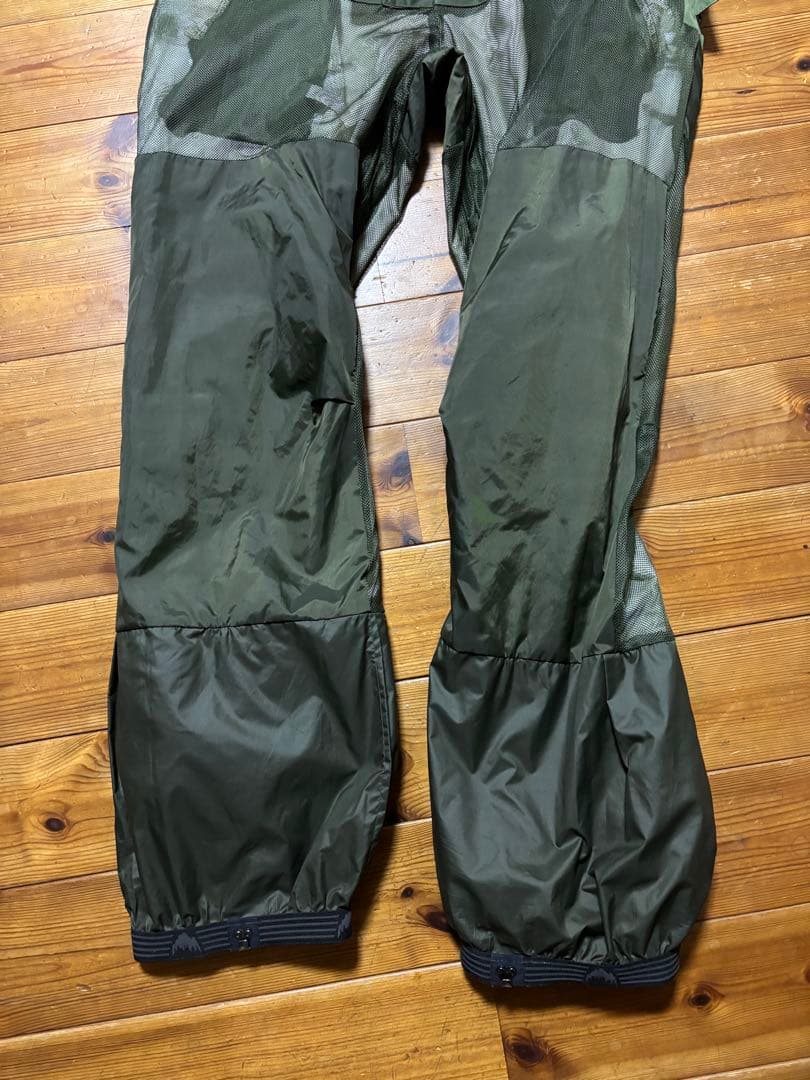 BURTON GORE-TEX ビブパンツ L オリーブグリーン