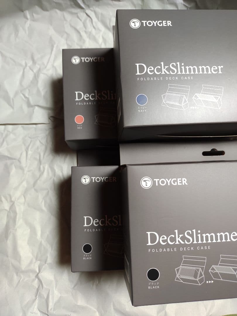 3色4個セットTOYGER DeckSlimmer デッキケース