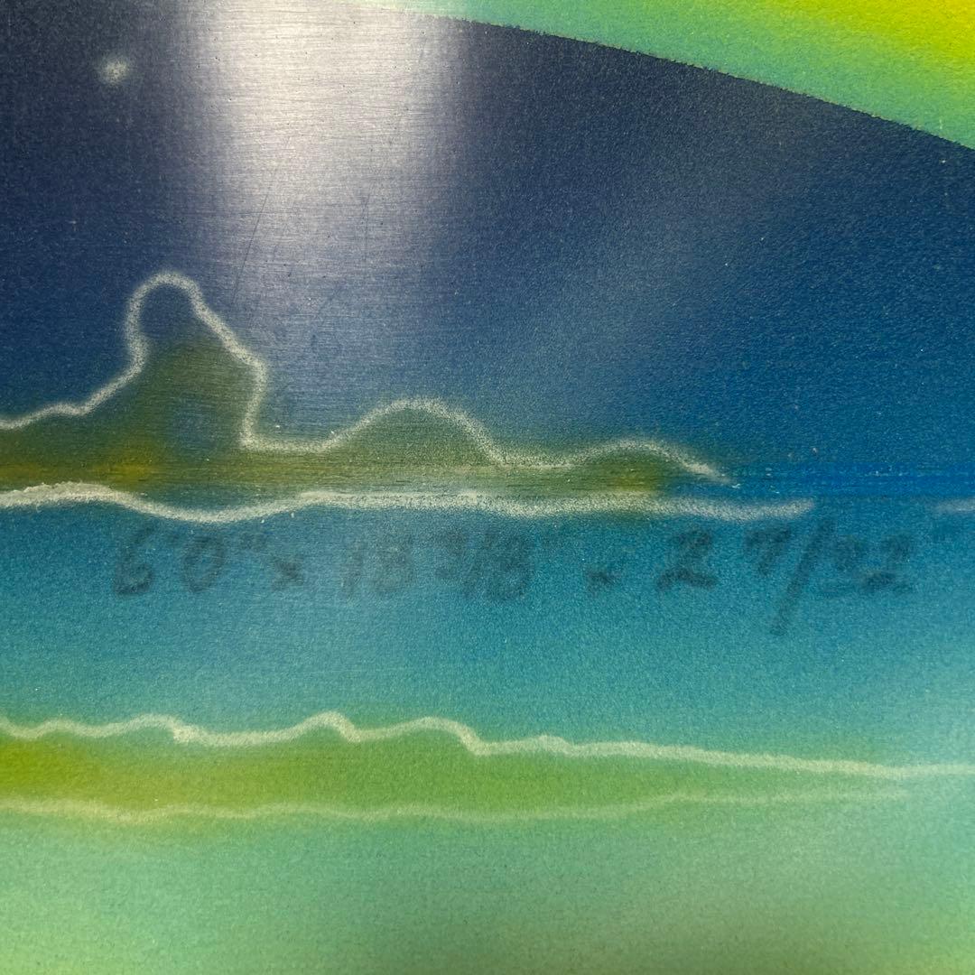 HB 6’0 レインボーアートデザイン サーフボード名作