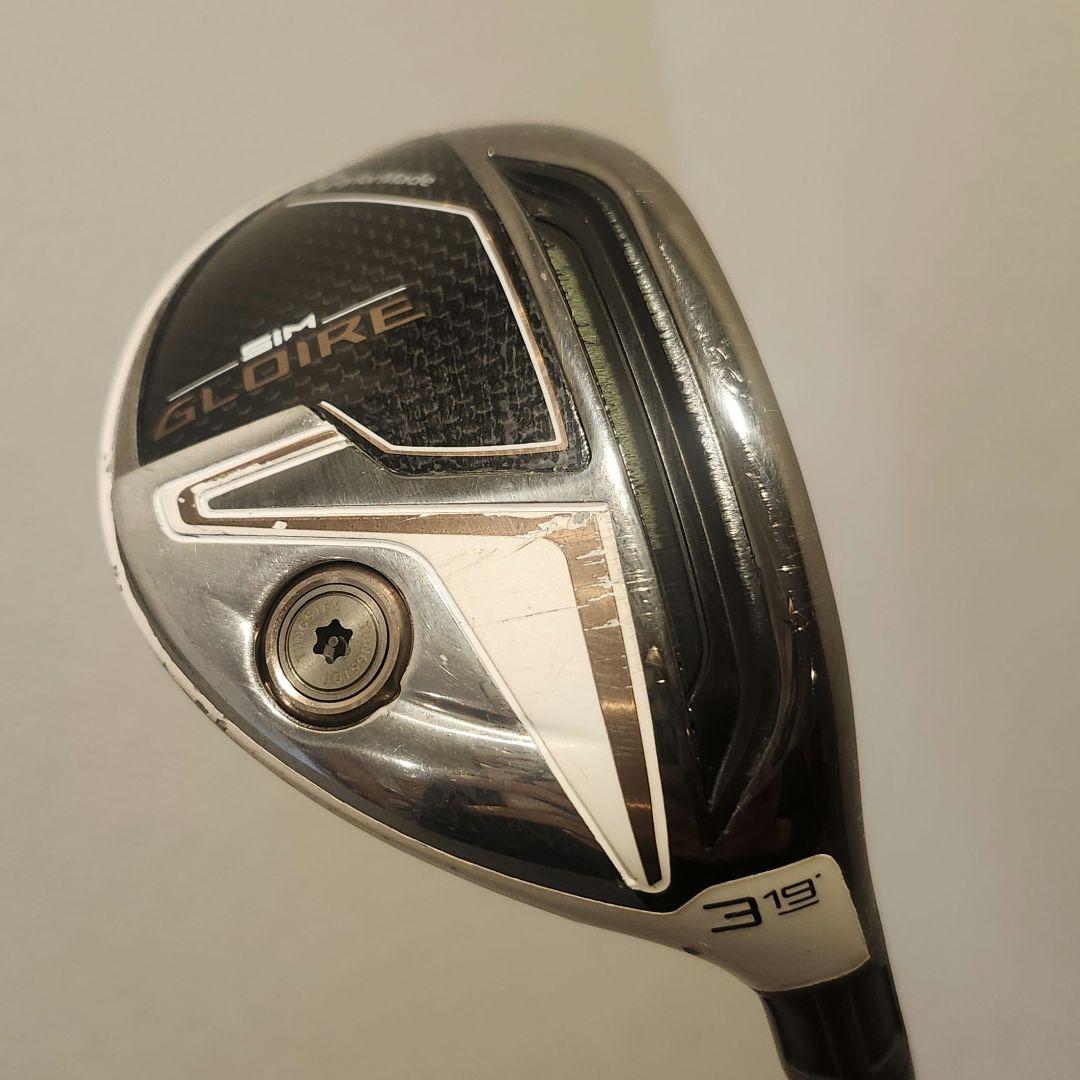 【つかまり抜群】テーラーメイド SIM GLOIREレスキュー 3/19°