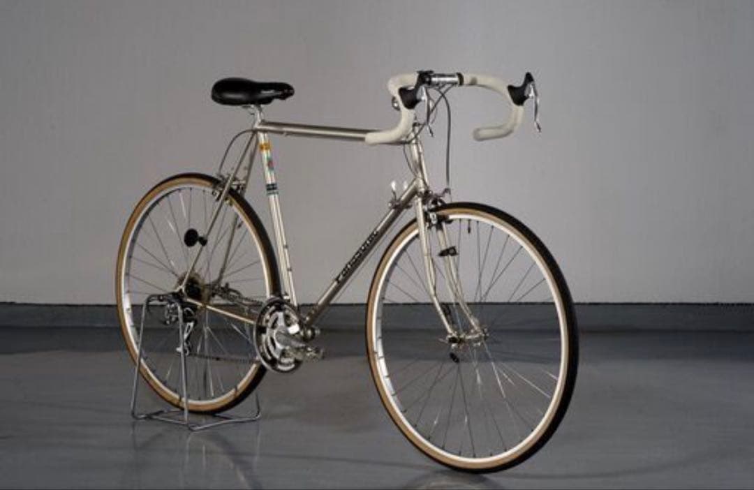 【美品】Panasonicクロモリロードバイク　パナモリ