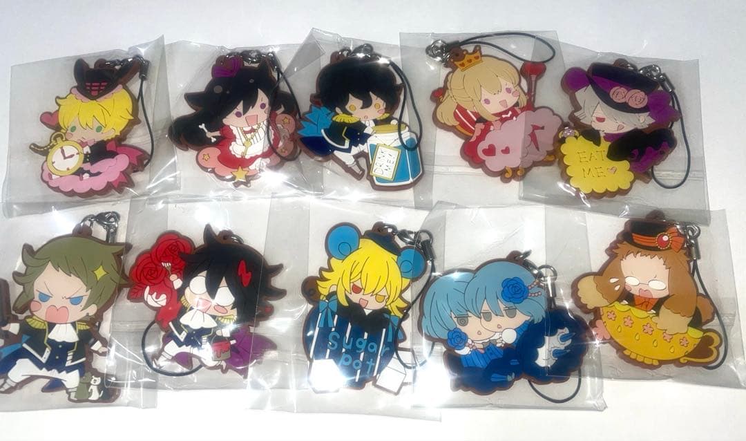 パンドラハーツ　ラバーストラップ　全10種コンプリートセット
