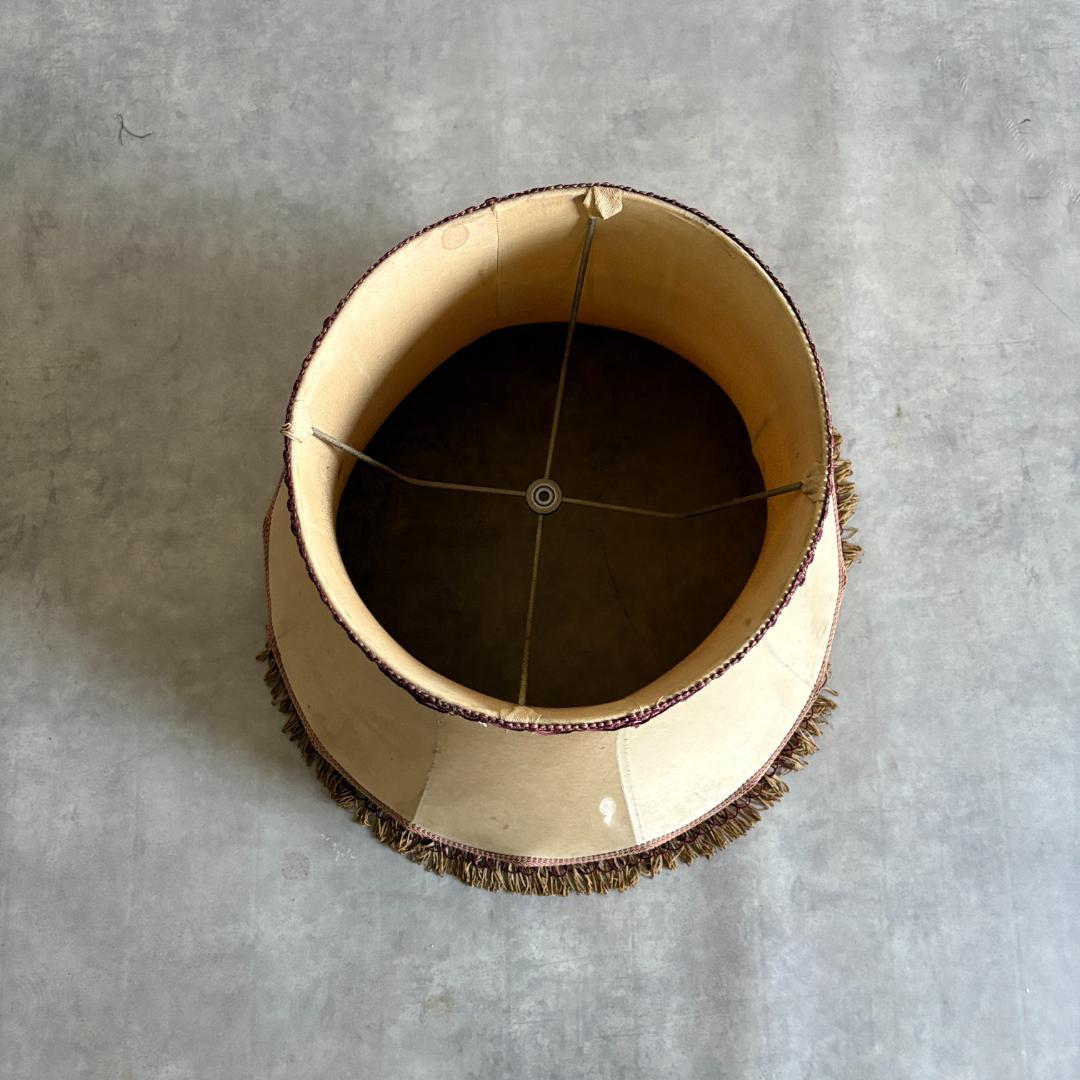 アンティーク 真鍮×セラミック スタンドライト