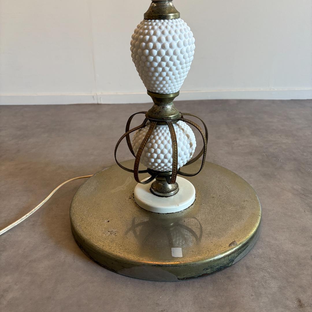 アンティーク 真鍮×セラミック スタンドライト