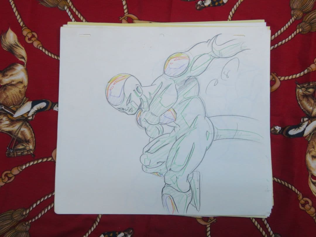 j*い様 ドラゴンボール セル画 原画 フリーザ ベジータ当時品