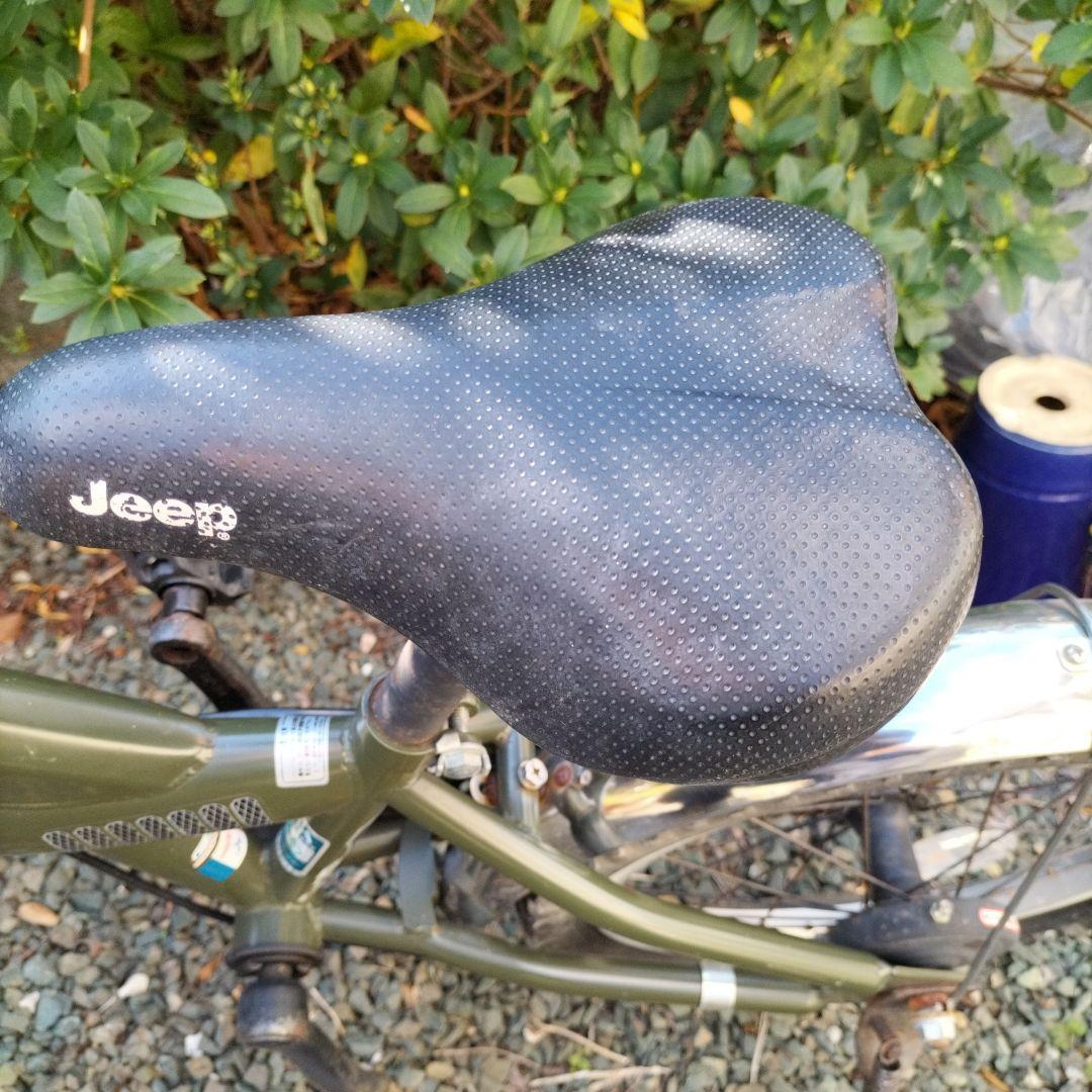 【難有】Jeep 幼児用自転車 オリーブグリーン★18インチ