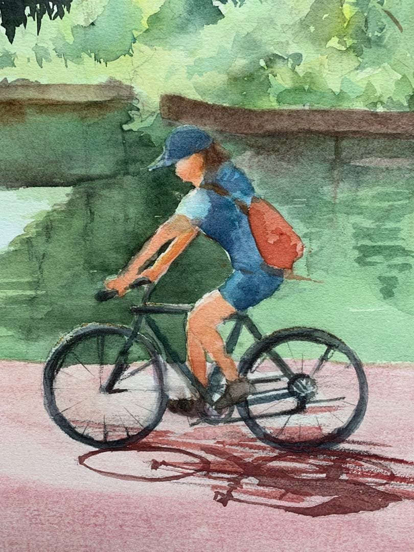 透明水彩画原画一点物〜自由にどこまでも