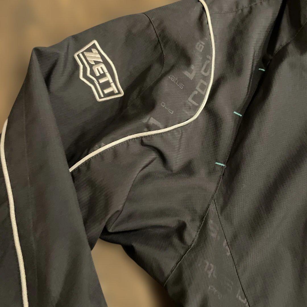 ZETT ゼット プロステイタス 裏起毛 ウインドブレーカー 上下 Mサイズ