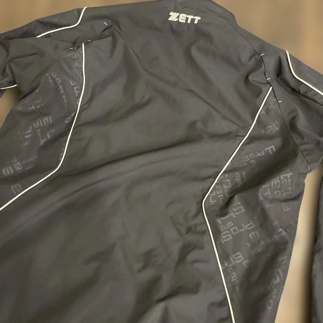 ZETT ゼット プロステイタス 裏起毛 ウインドブレーカー 上下 Mサイズ